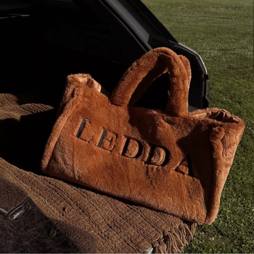 LEDDa Faux Fur Tote Bag